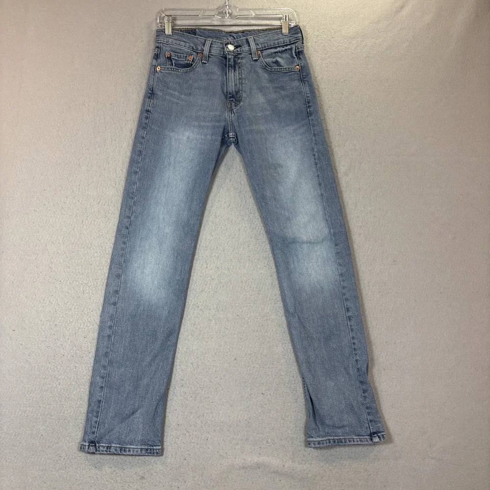 Levi's Men's 513 Slim Blue Denim Jeans Low Rise Medium Wash 29/32